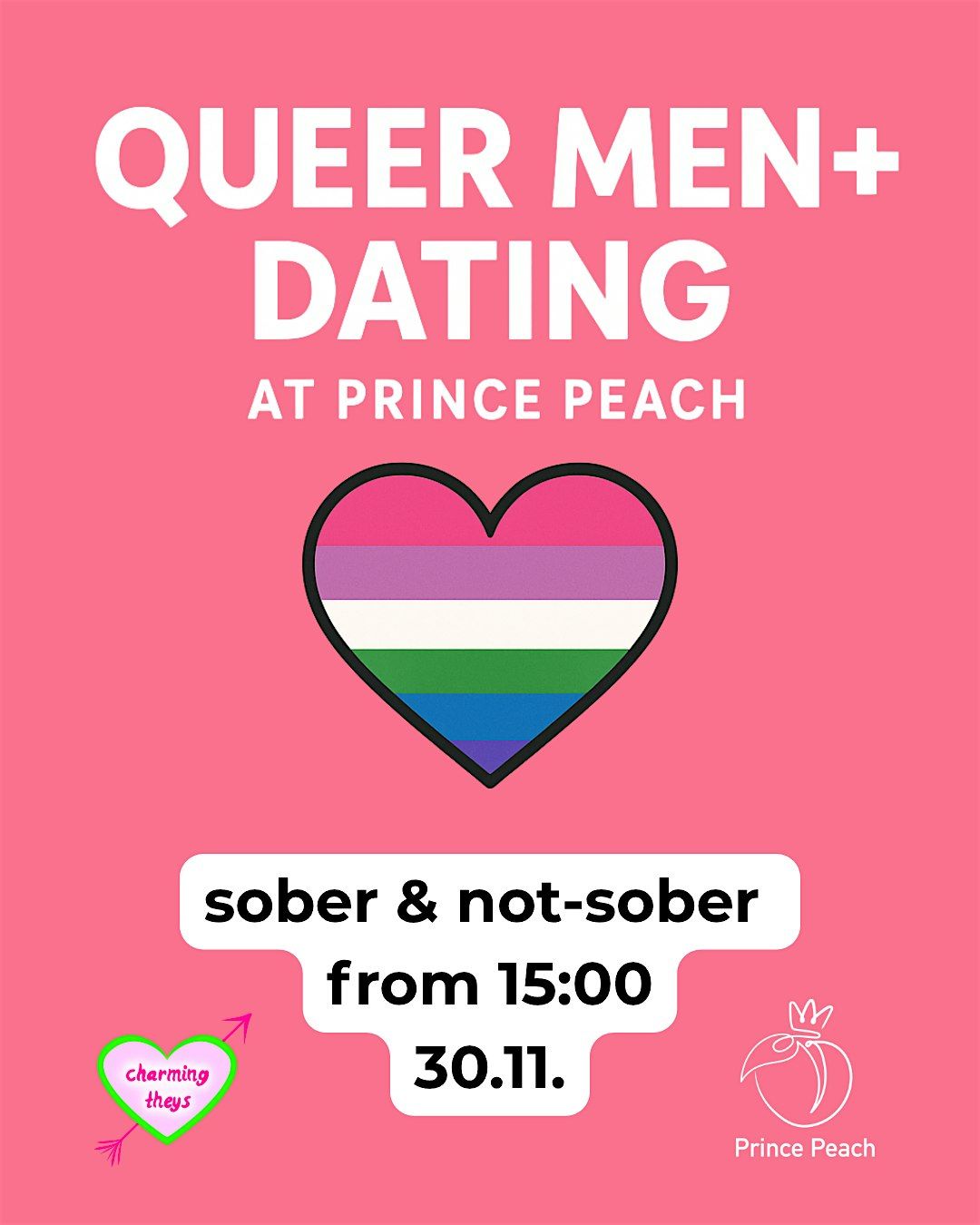 Dating for Queers at Prince Peach - Queer Men+ Edition, 30 November | Event in Berlin | AllEvents
