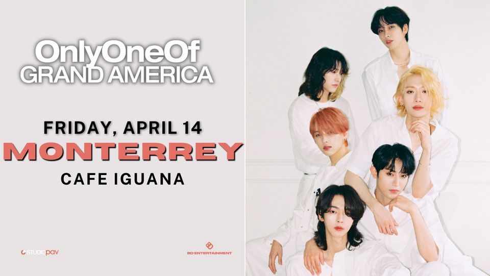 OnlyOneOf Grand America Tour - Monterrey, Mexico, 14 April | Event in Monterrey | AllEvents.in
