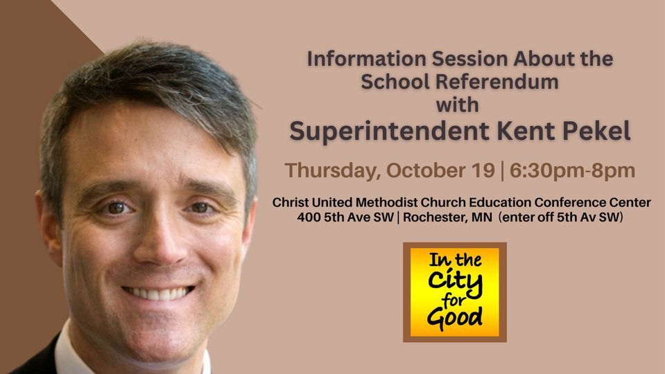 School Referendum Information Session q/ Superintendent Kent Pekel
