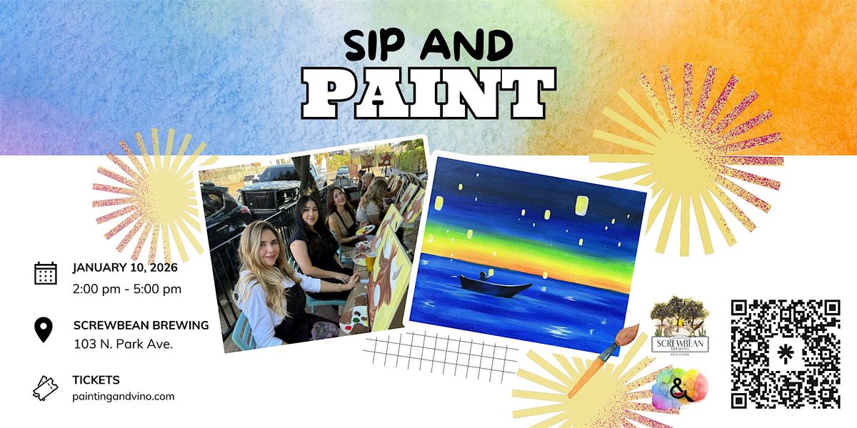 New Years Lights Sip and Paint, 10 January | Event in Tucson | AllEvents