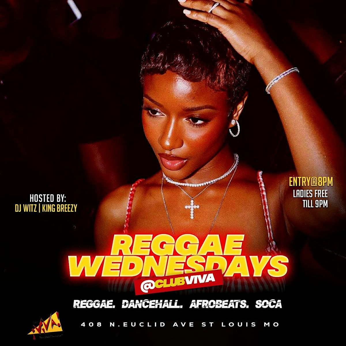 REGGAE WEDNESDAYS AT CLUB VIVA, 3 December | Event in St. Louis | AllEvents