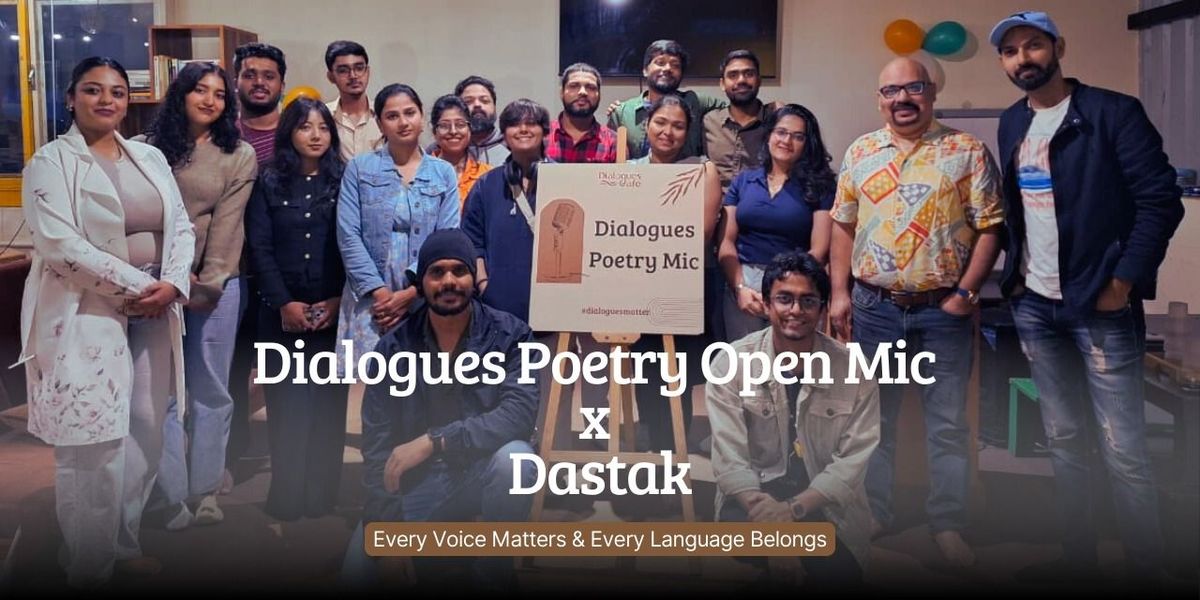 Dialogues Poetry Open Mic x Dastak, 21 December | Event in Bangalore | AllEvents