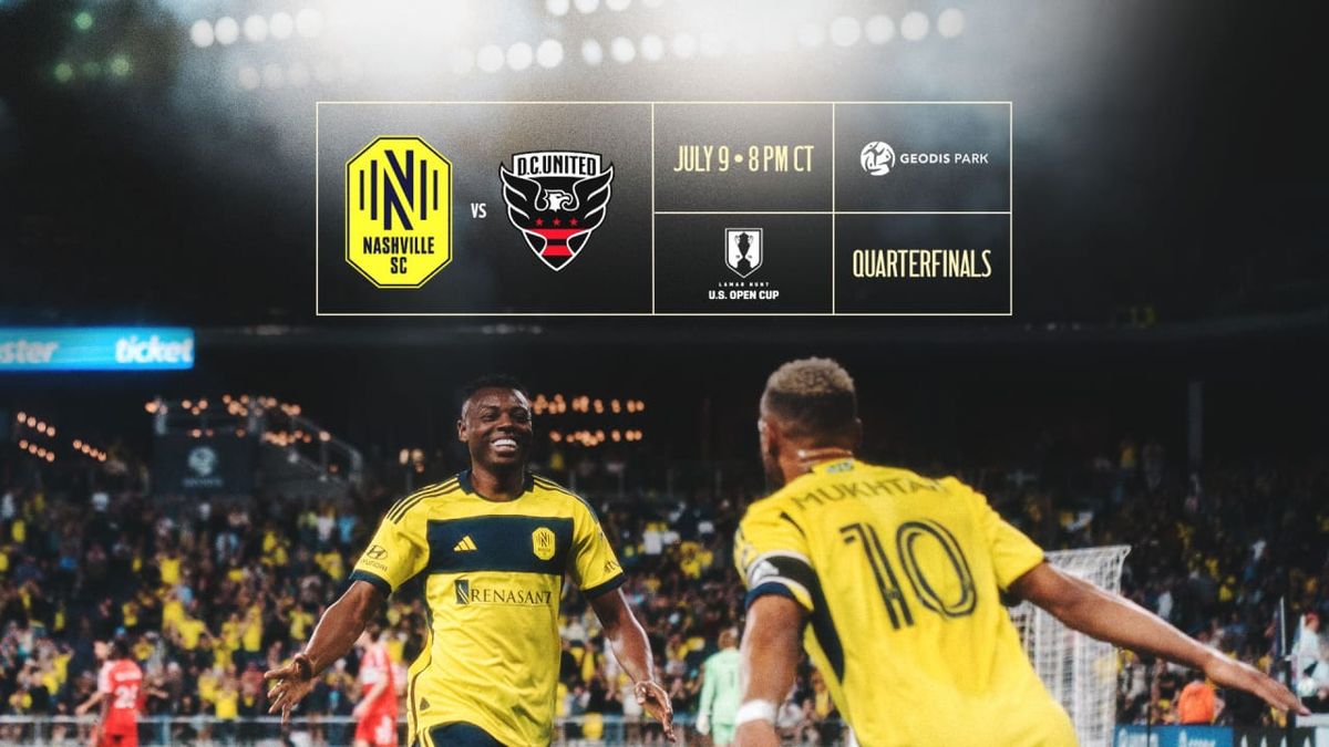 US Open Cup: D.C. United at Nashville SC (Quarterfinal), 10 July | Event in Nashville | AllEvents