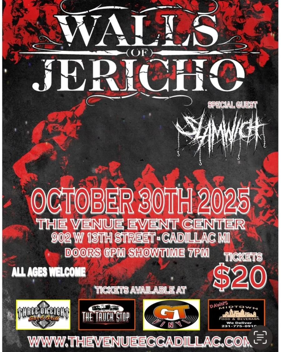 Walls Of Jericho at Oriental Theater Denver, 21 September | Event in Denver | AllEvents