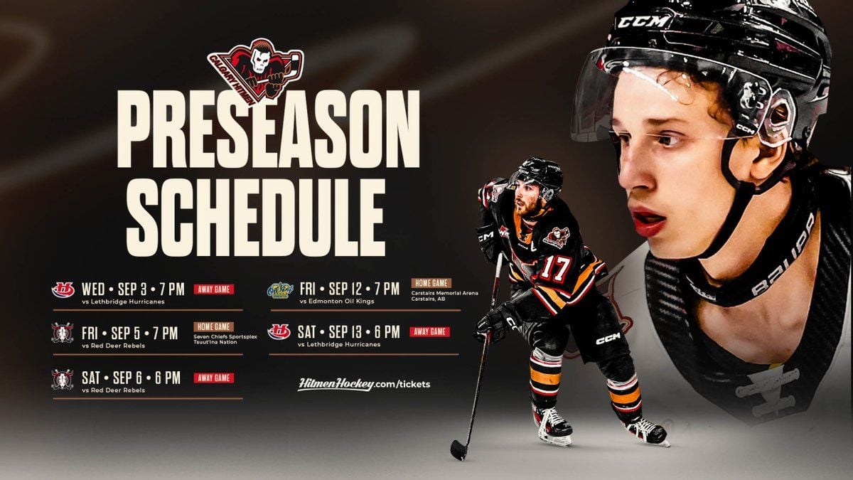 WHL Preseason: Lethbridge Hurricanes vs. Calgary Hitmen, 2 September | Event in Lethbridge | AllEvents