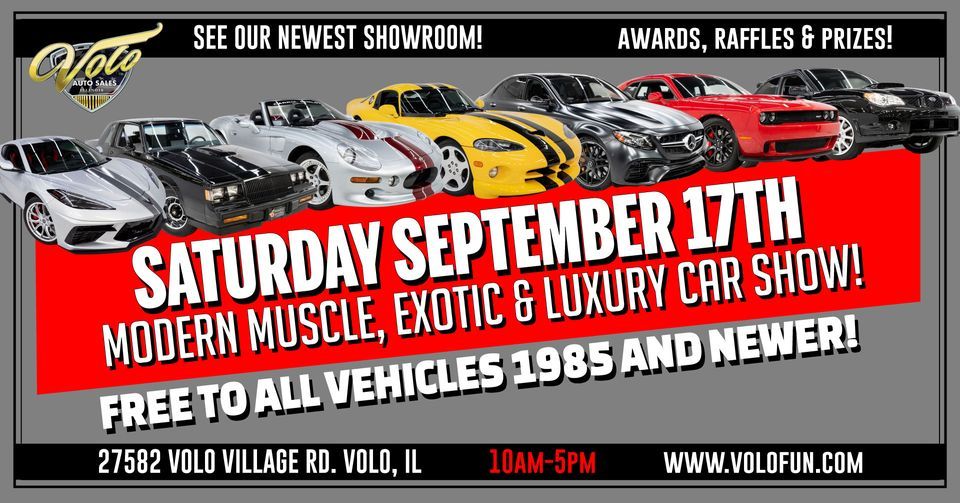 Modern Muscle Division Car Show and Grand Opening, Volo Museum