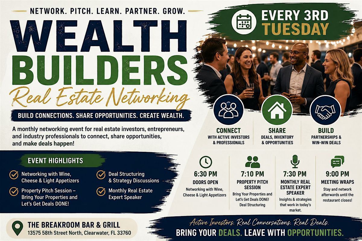 Rnetworking Wealth Builders Real Estate Networking, Olive Garden Italian Restaurant ...