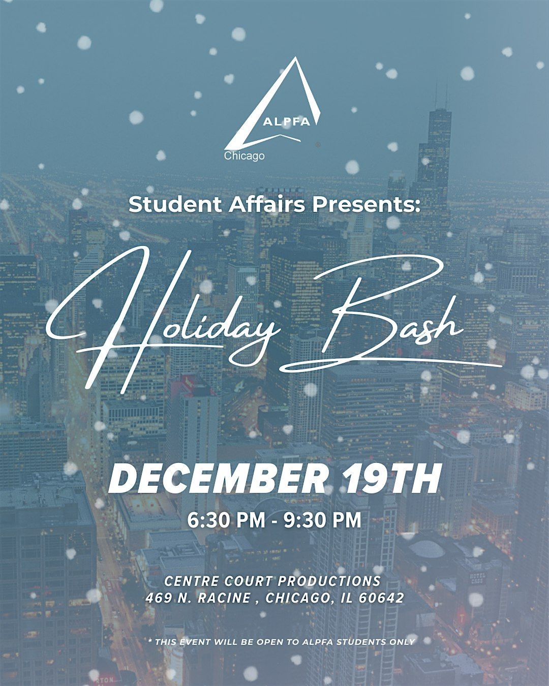 ALPFA SA Holiday Bash, 19 December | Event in Chicago | AllEvents
