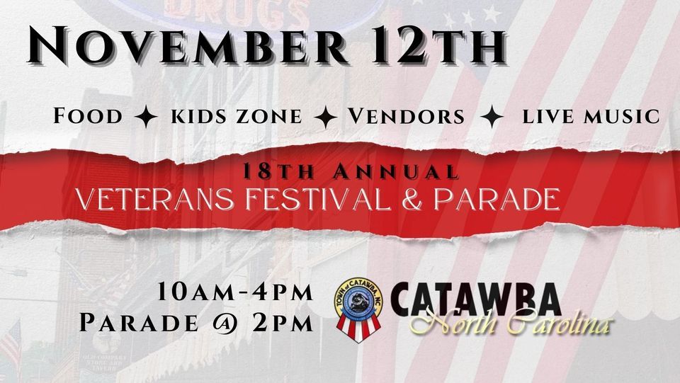 Catawba Veterans Festival & Parade, Town of Catawba, November 12 2022