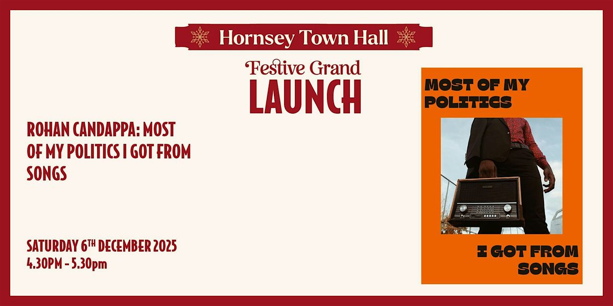 Rohan Candappa: Most of My Politics I Got From Songs, 6 December | Event in London | AllEvents