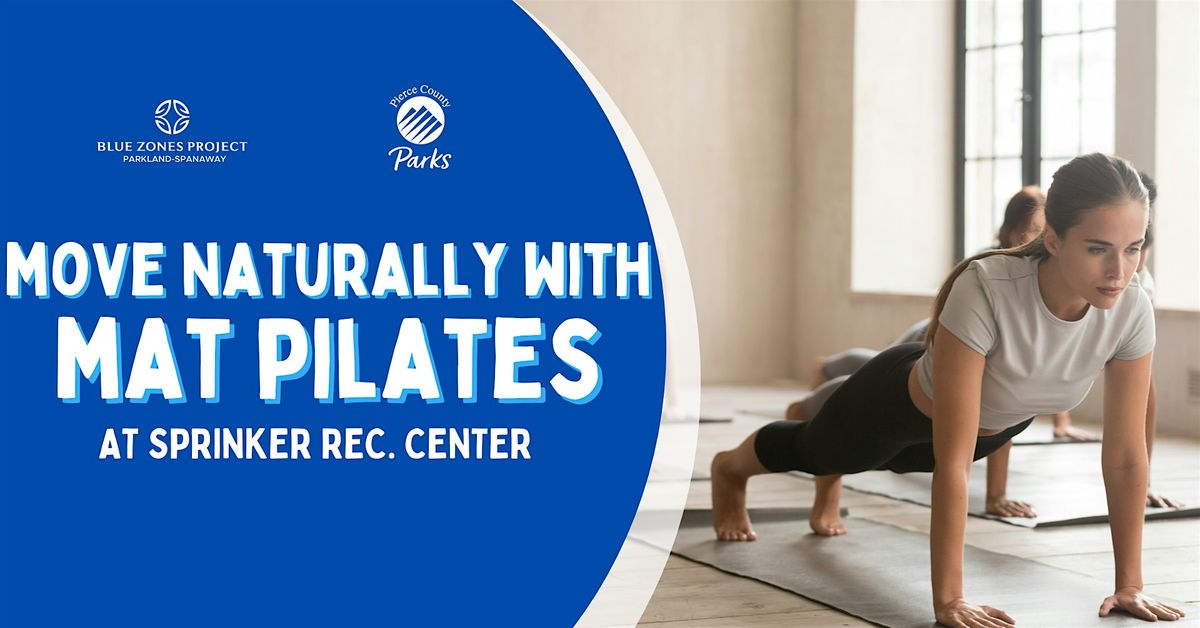 Move Naturally with Mat Pilates - BZP PS, 4 February | Event in Tacoma | AllEvents