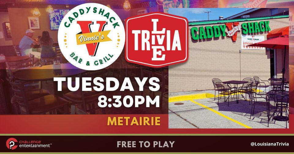 Live Trivia Nights at Vinnies Caddyshack Bar & Grill, Vinnie's