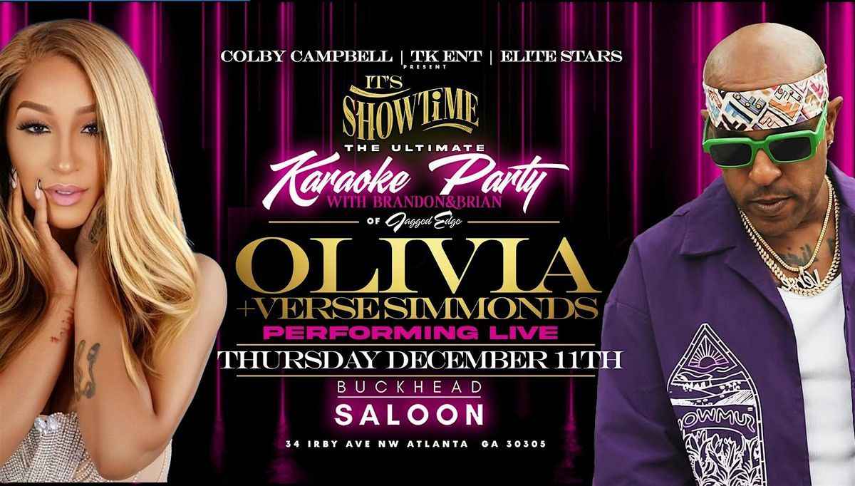 Olivia and Verse Simmonds Performing Live at Jagged Edge R&B Karaoke Party | Event in Atlanta | AllEvents