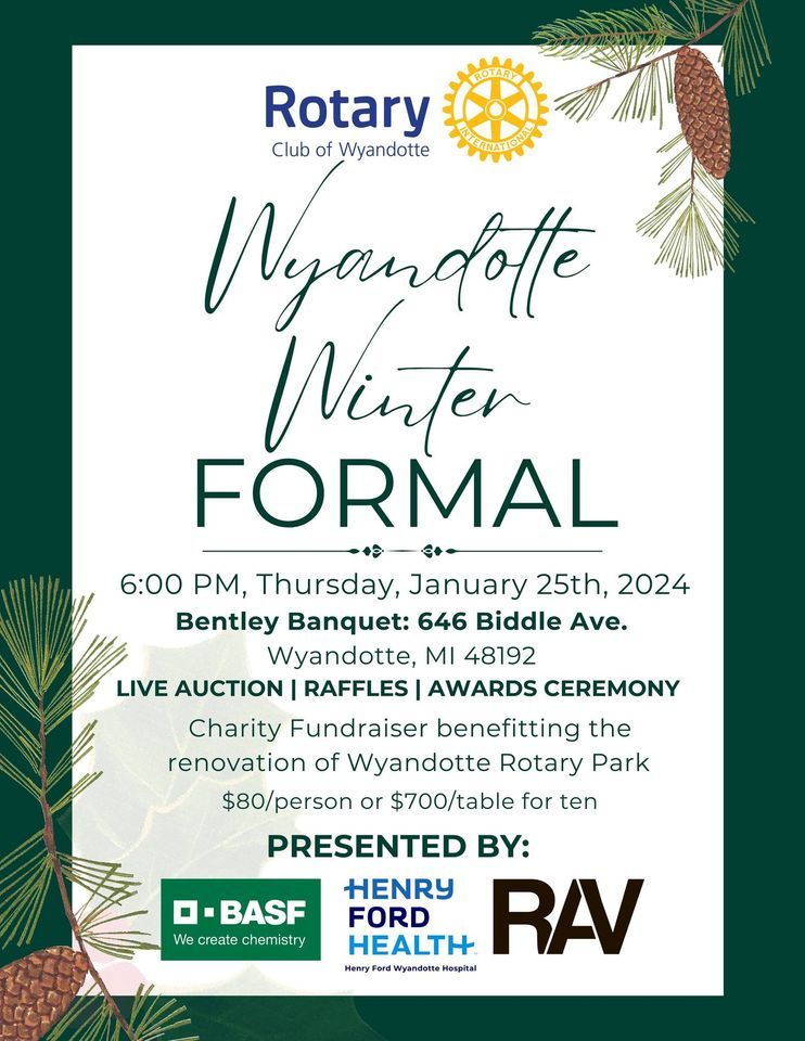 Wyandotte Winter Formal, The Bentley Banquet & Conference Center, Wyandotte, January 25 2024
