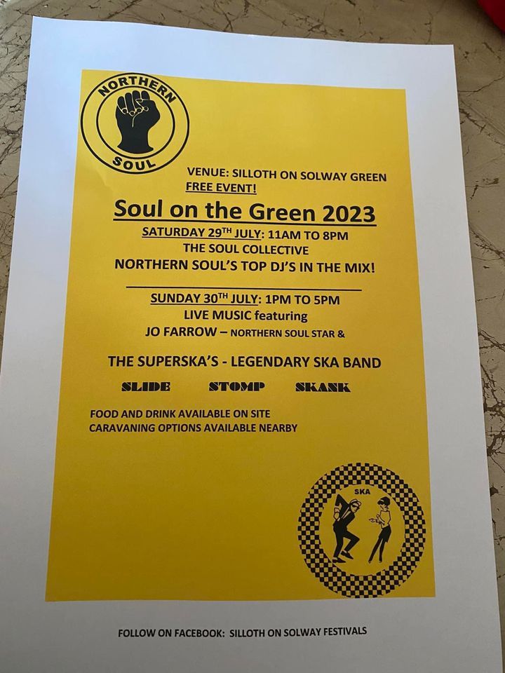 Soul On The Green Weekend 2023, SillothonSolway, Dumfries, 29 July to 30 July AllEvents.in