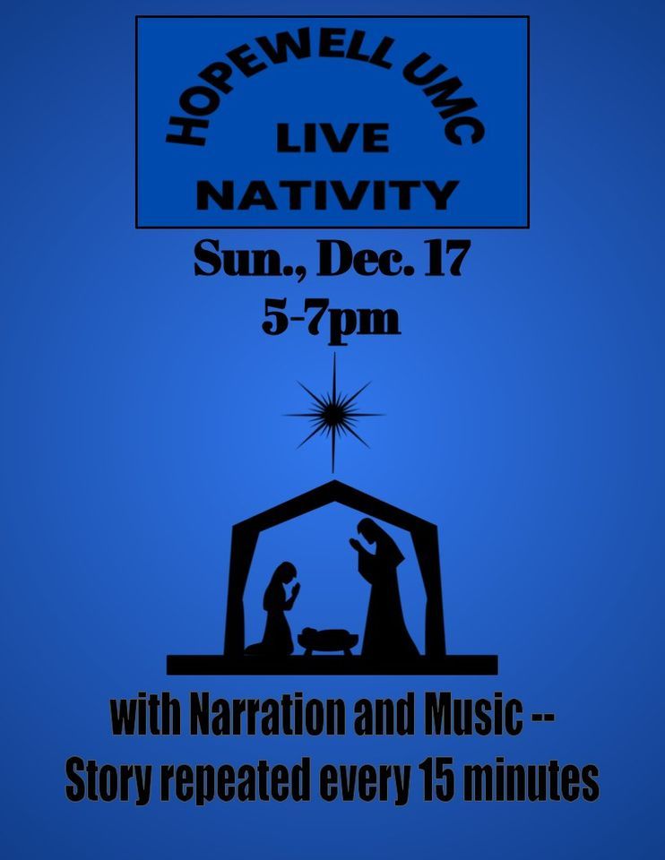 Hopewell UMC Live Nativity, Hopewell United Methodist Church, Gratiot