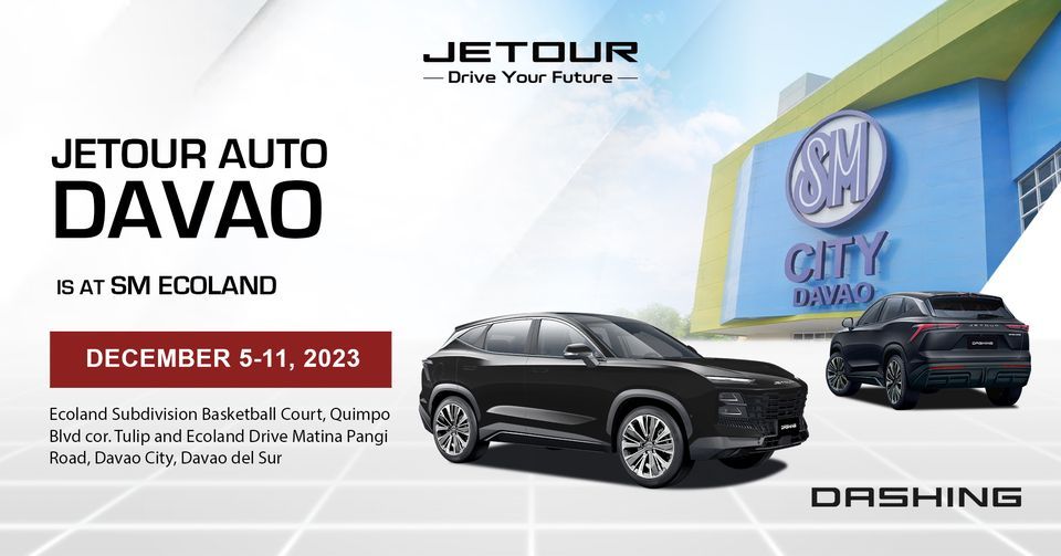 SM City Ecoland Davao JETOUR Dashing Mall Display, SM City Ecoland