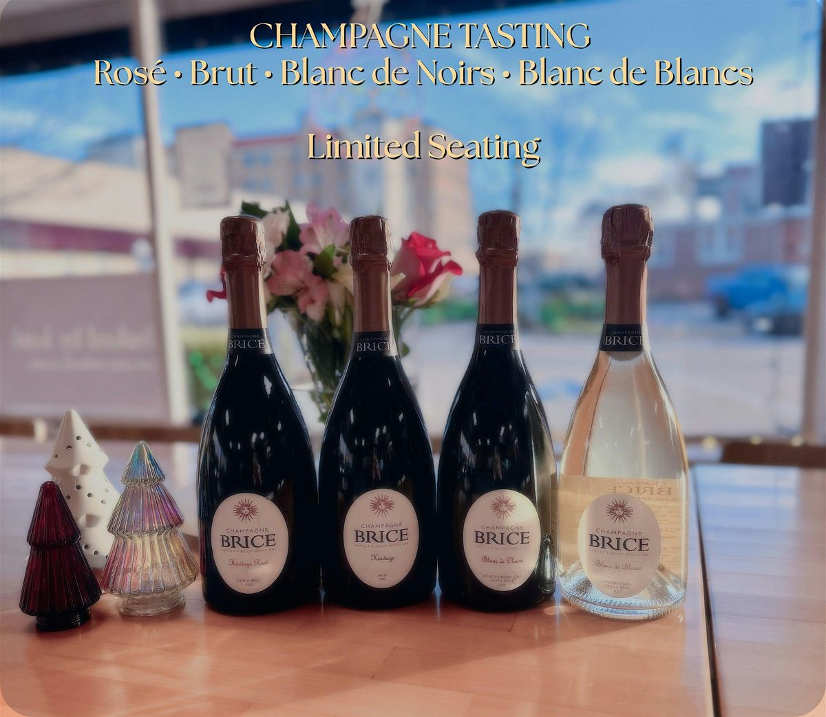 Champagne tasting with food pairings, 18 December | Event in Rogers | AllEvents