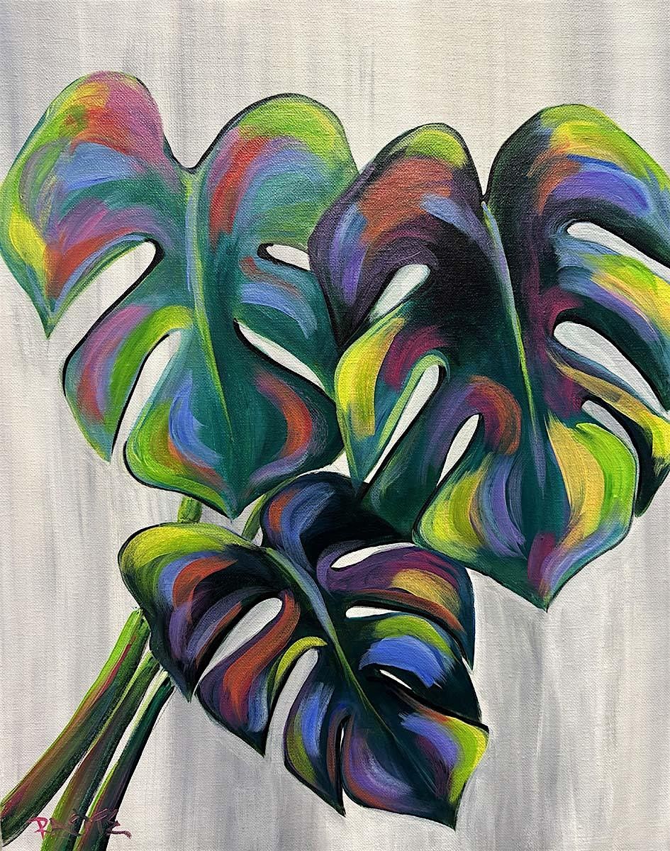 Monstera - Tipsy Brush Painting Party!, 30 January | Event in Kila | AllEvents