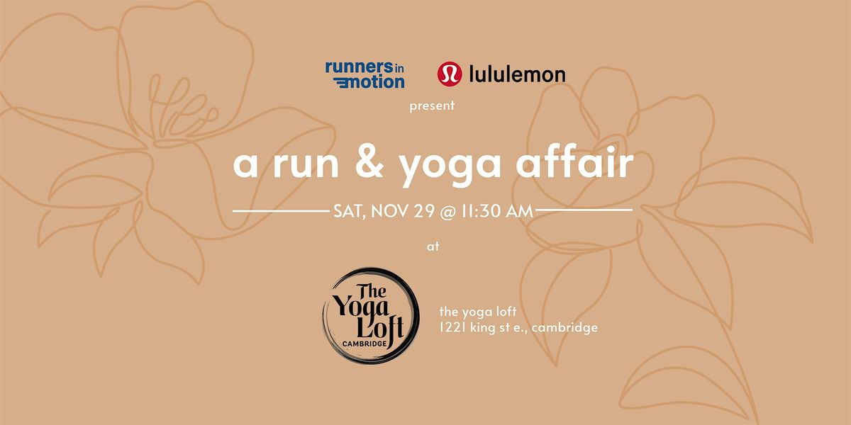 Love in Motion: A Run and Yoga Affair | Event in Cambridge | AllEvents