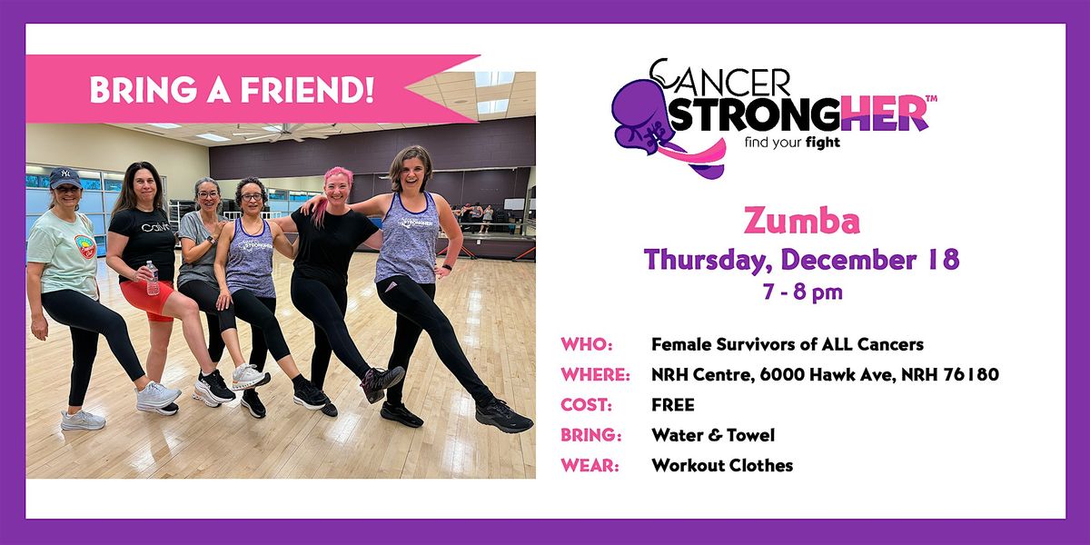 Cancer StrongHER Zumba  — December 18, 2025, 18 December | Event in North Richland Hills | AllEvents