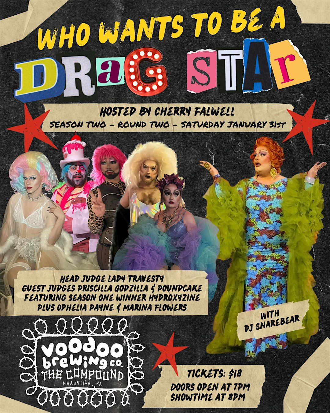 Who Wants To Be A Drag Star - Season 2 Round 2, 31 January | Event in Meadville | AllEvents