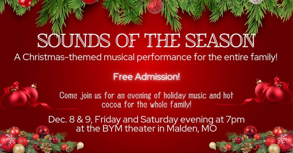 Sounds of the Season, Bootheel Youth Museum, Malden, December 8 2023