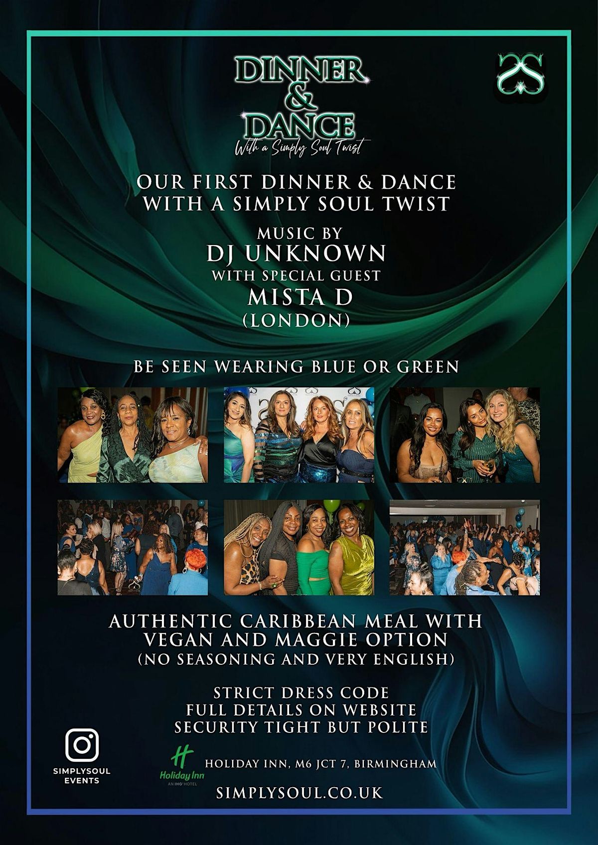 Simply Soul Dinner & Dance - Saturday 28th February 2026 - Birmingham, 28 February | Event in Great Barr