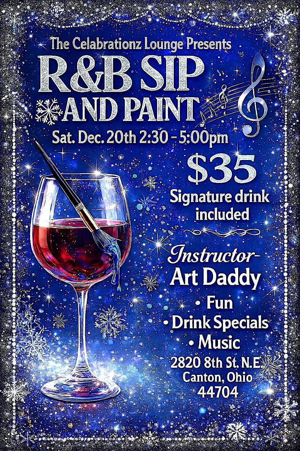 R&B Sip and Paint, 20 December | Event in Canton | AllEvents
