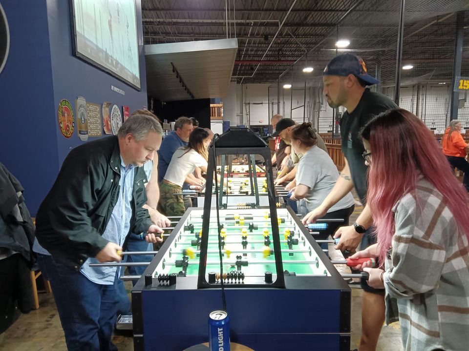 Foosball Cincinnati Monster DYP, Fōwling Warehouse Cincinnati, Reading