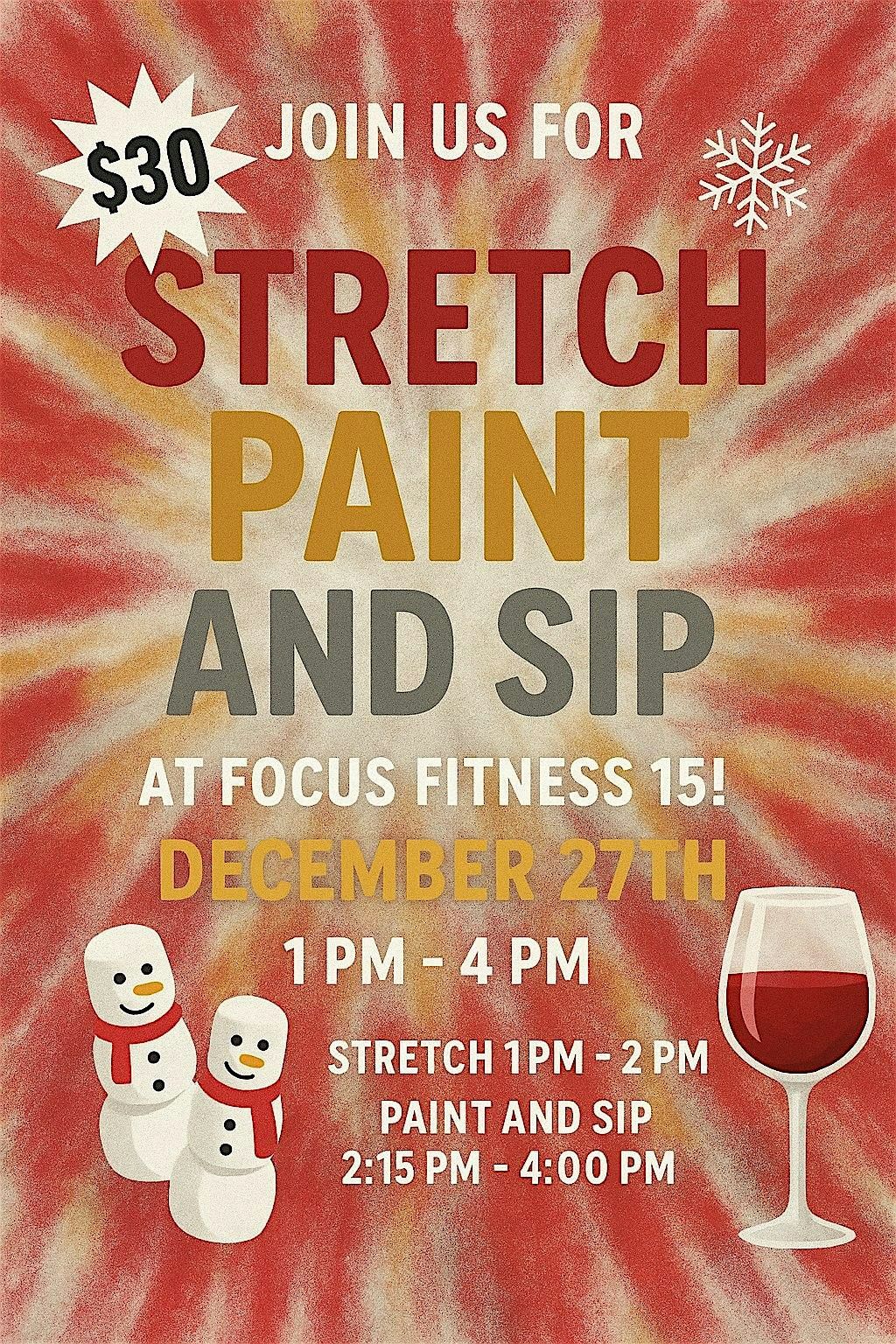 Stretch Paint & Sip, 27 December | Event in Columbus | AllEvents