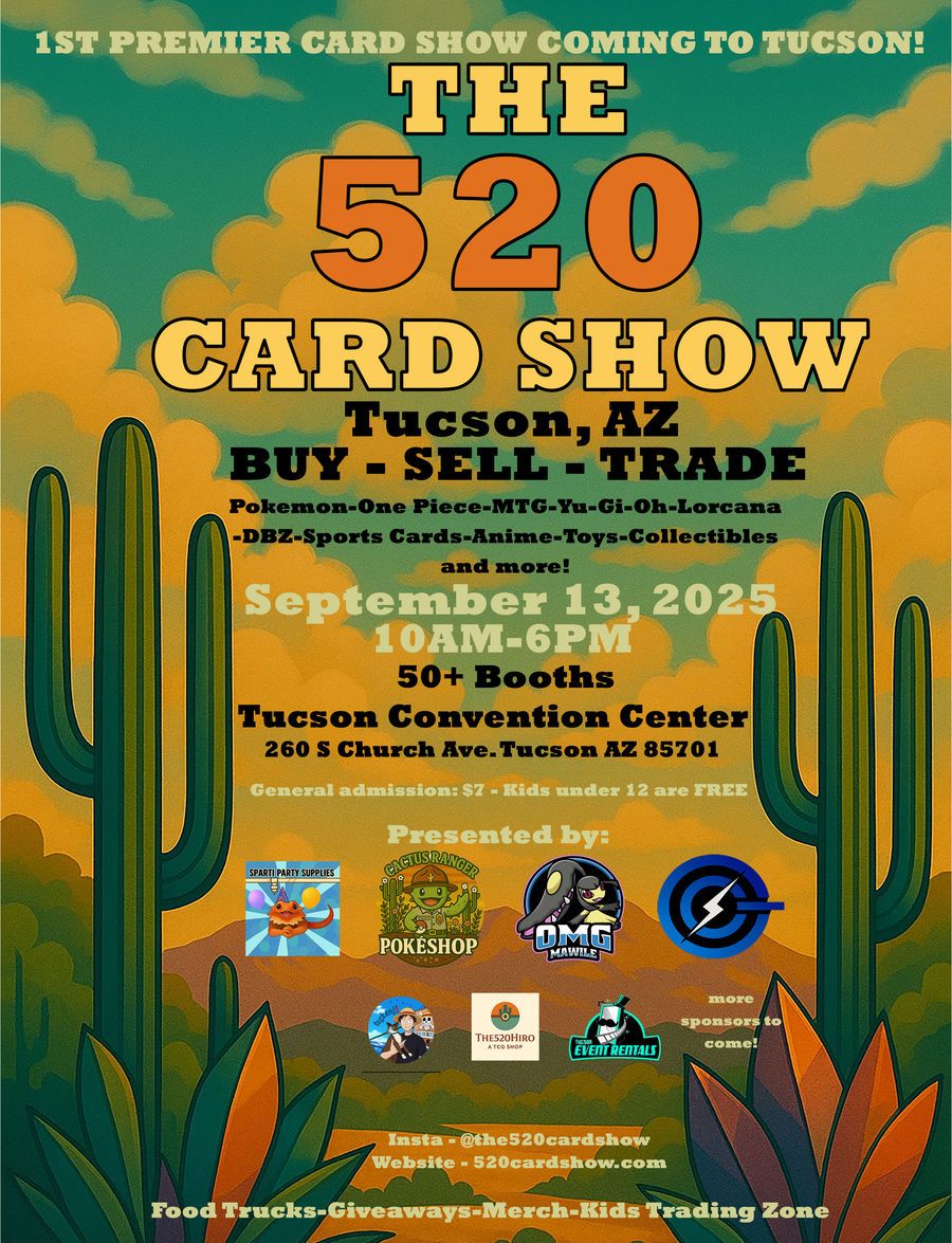 The 520 Card Show - Saturday at Tucson Convention Center, 10 January | Event in Tucson | AllEvents