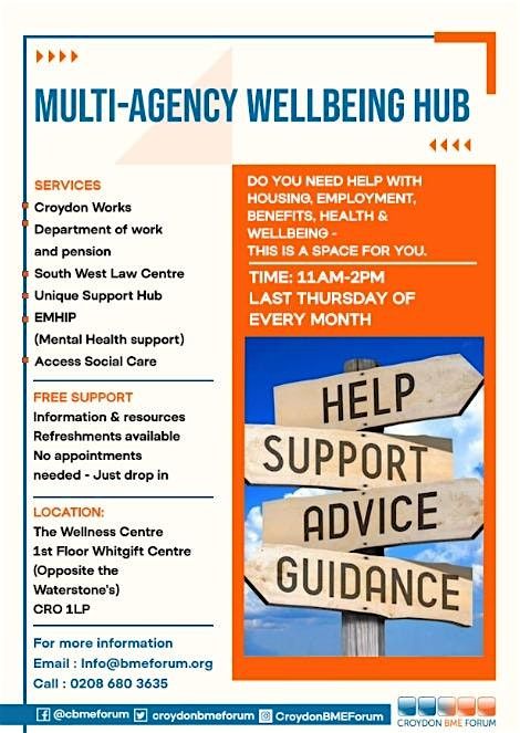 Multi-Agency Wellbeing Hub – Supporting Our Community Together, 27 November | Event in Croydon | AllEvents