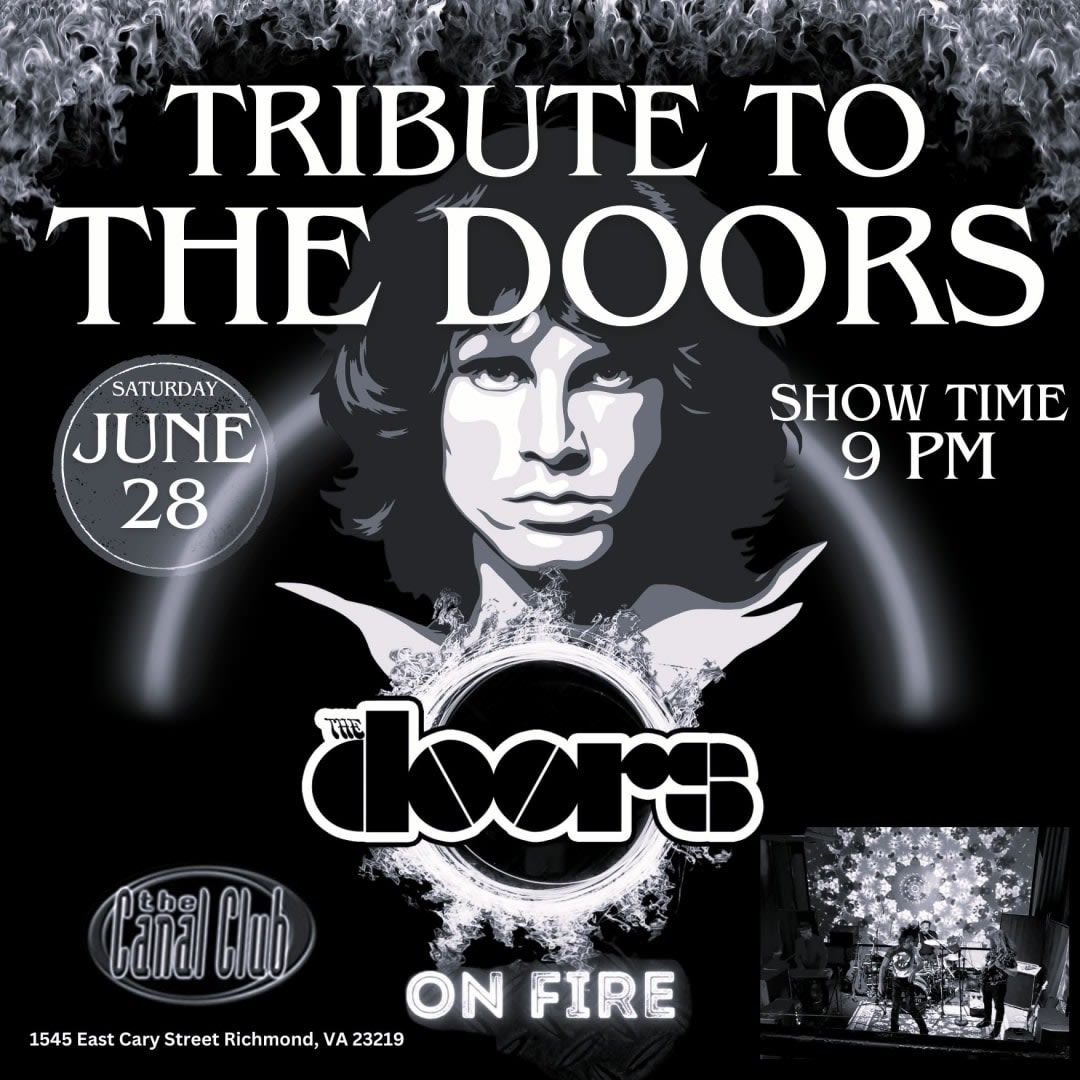 The Doors on Fire - Tribute to The Doors, 17 July | Event in Richmond | AllEvents