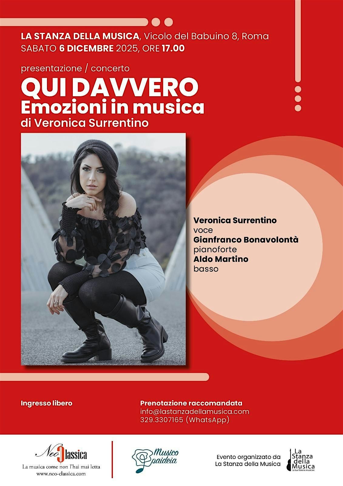 Presentazione concerto, 6 December | Event in Roma | AllEvents