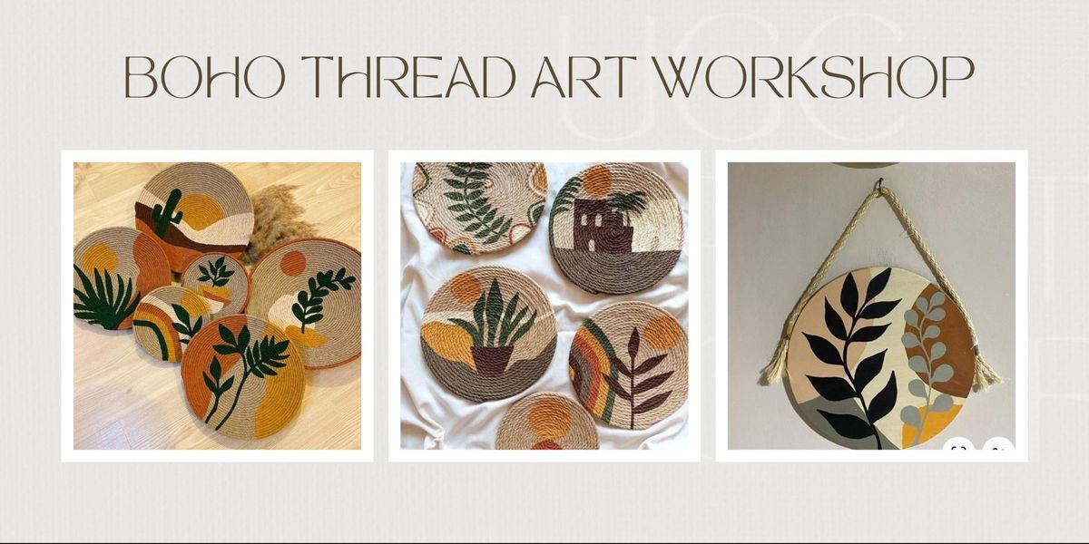 Boho thread art workshop, 22 June | Event in Hyderabad | AllEvents