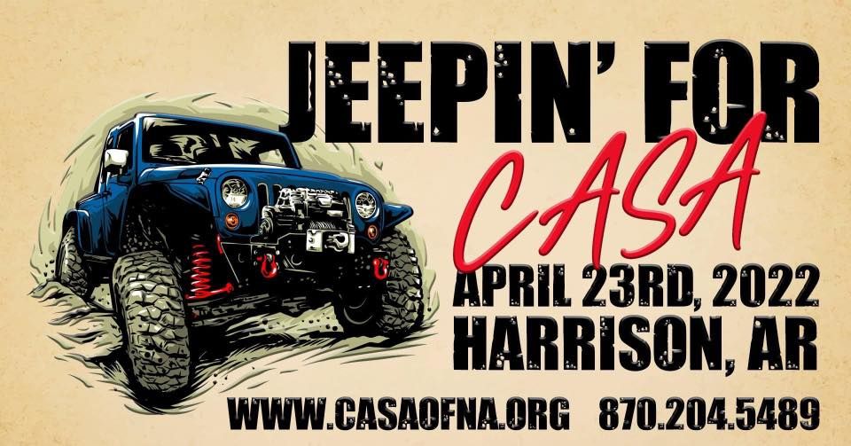 Jeepin for CASA 2022, 1400 Fairgrounds Rd, Harrison, AR 72601, United