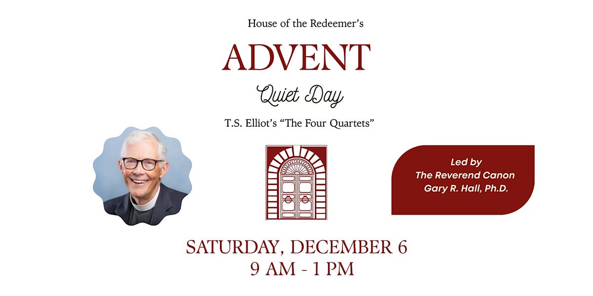 Advent Quiet Day with Fr. Gary Hall, 6 December | Event in New York | AllEvents