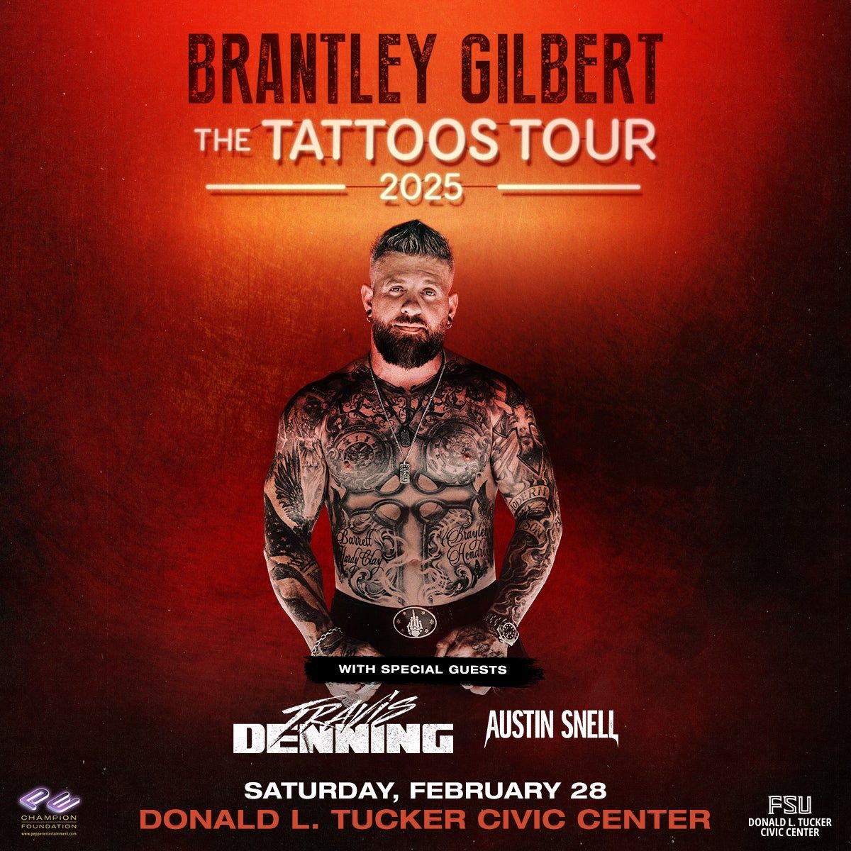 Brantley Gilbert, 25 February | Event in Pensacola | AllEvents