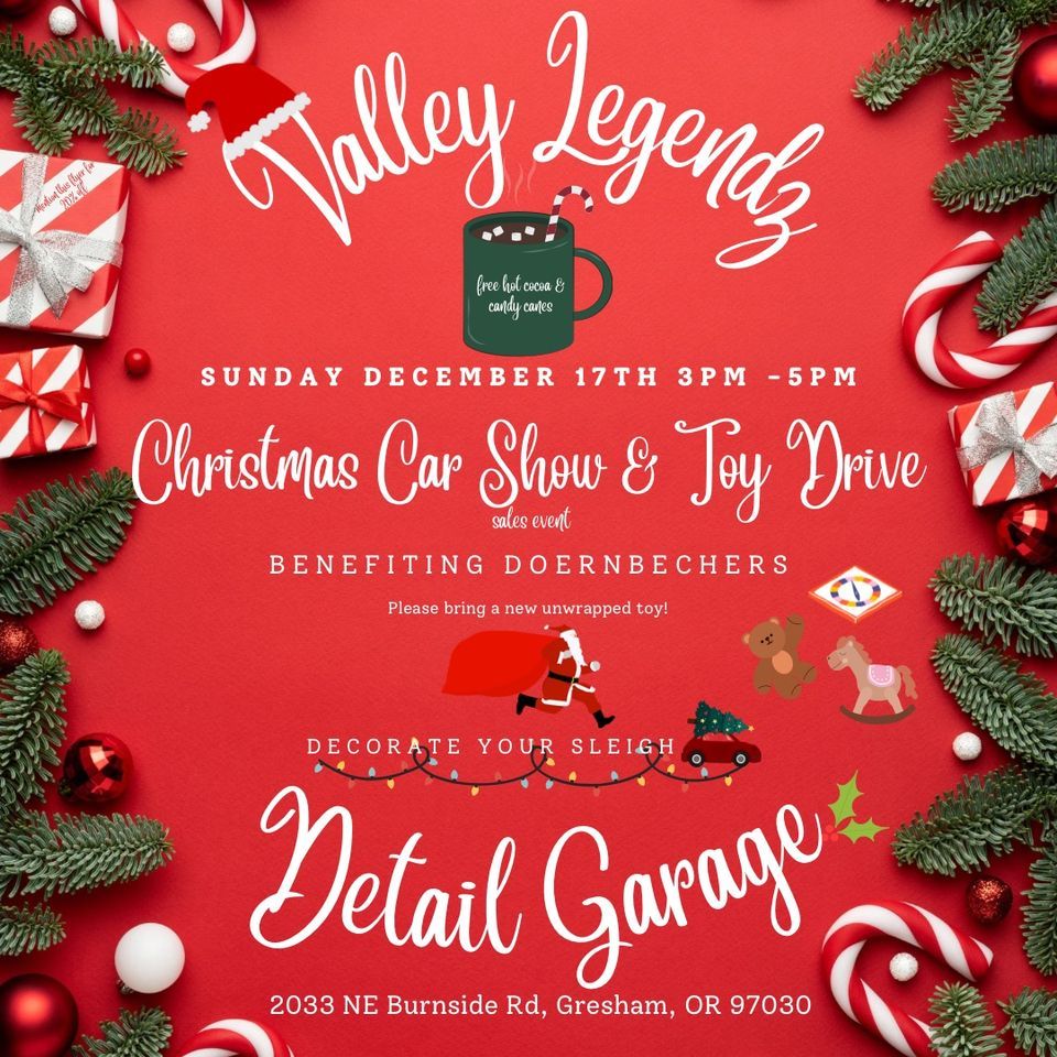 Christmas Car Show & Toy Drive, Detail Garage (Gresham, OR), December