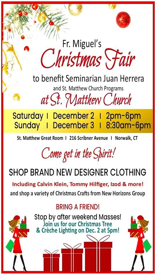 Fr. Miguels Christmas Fair at St. Matthew Church, St. Matthew Church