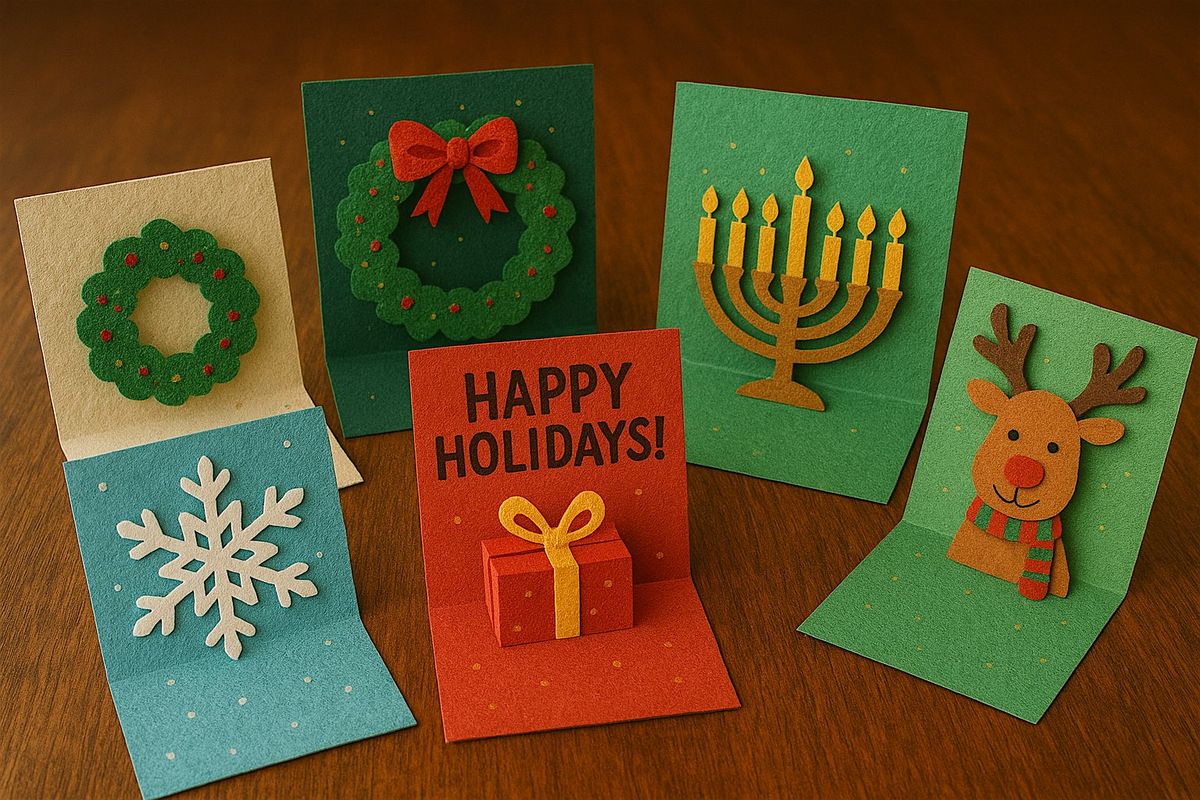 Handmade Holiday Card Class, 20 December | Event in Roseville | AllEvents
