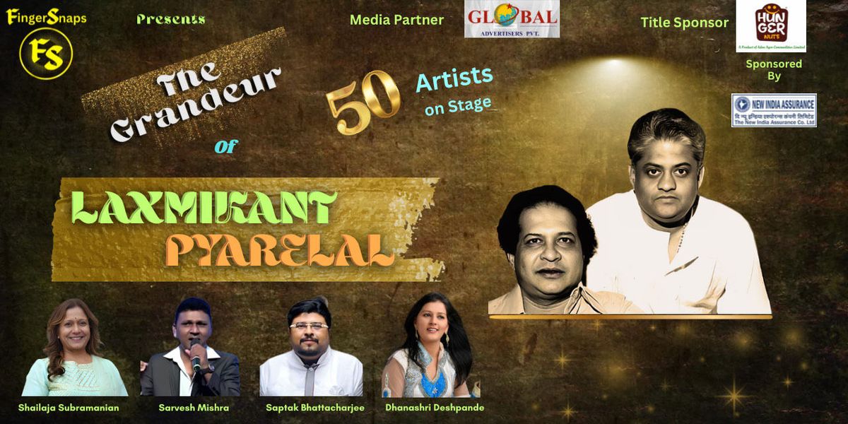 The Grandeur Of Laxmikant-Pyarelal, 14 August | Event in Mumbai | AllEvents