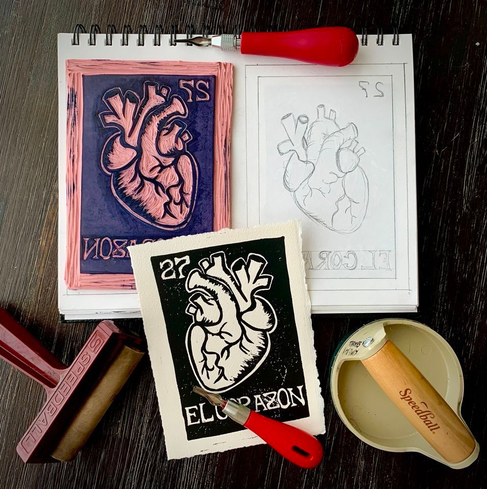 Beginner Block Printing Class, Artisan Textile Co., Pueblo, 17 June