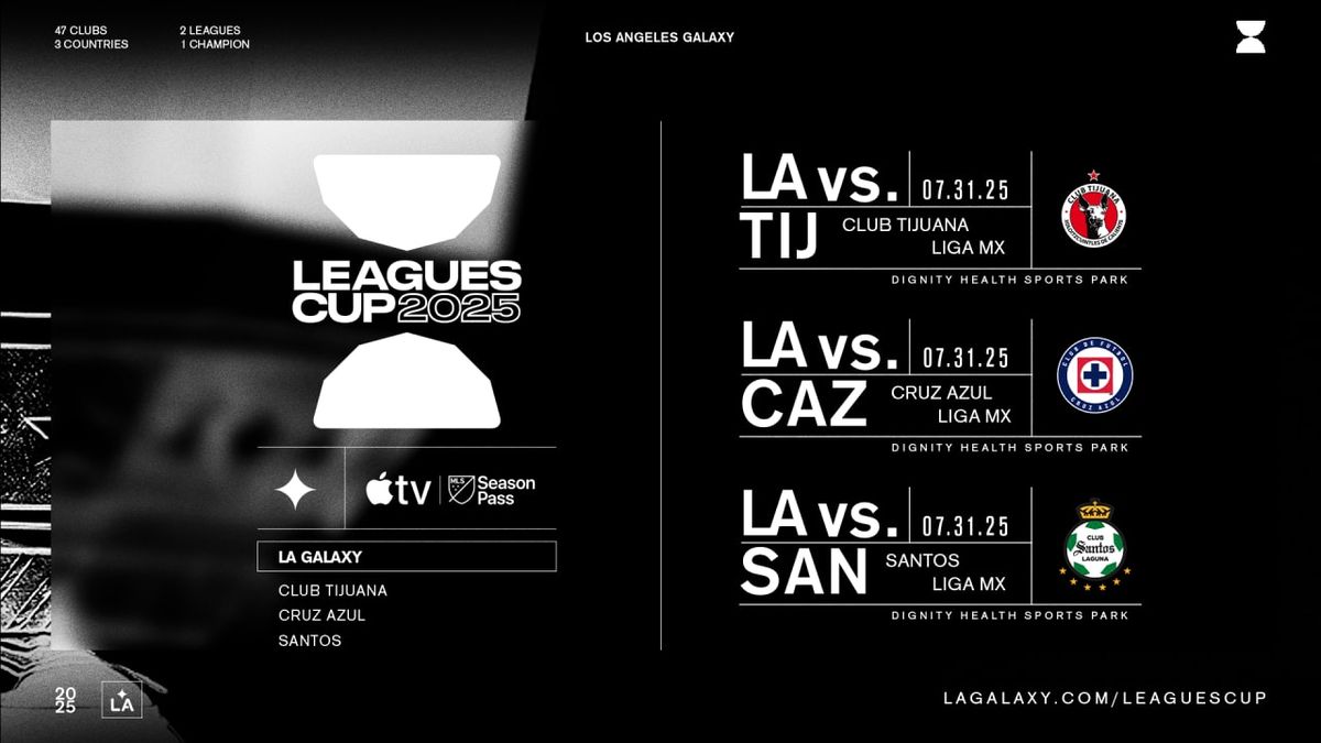 Leagues Cup - Group Stage: Santos Laguna at LA Galaxy, 7 August | Event in Carson | AllEvents