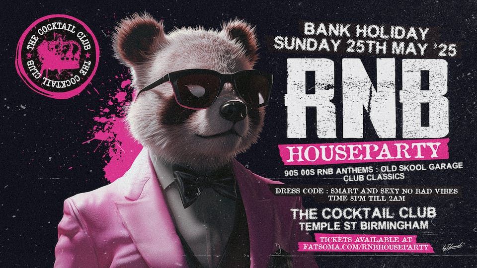 RnB House Party, 25 May | Event in Birmingham | AllEvents