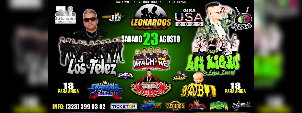 LOS TELEZ, GRUPO LOS KIERO & MAS , 23 August | Event in Huntington Park | AllEvents