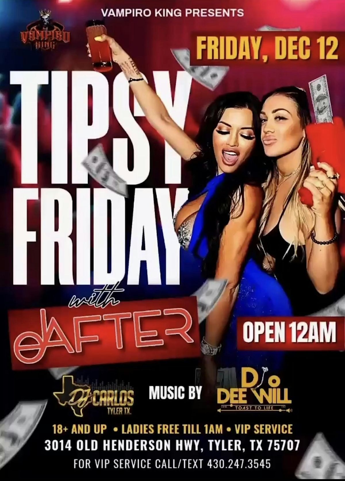 Tipsy Friday (After~Hours), 13 December | Event in Tyler | AllEvents