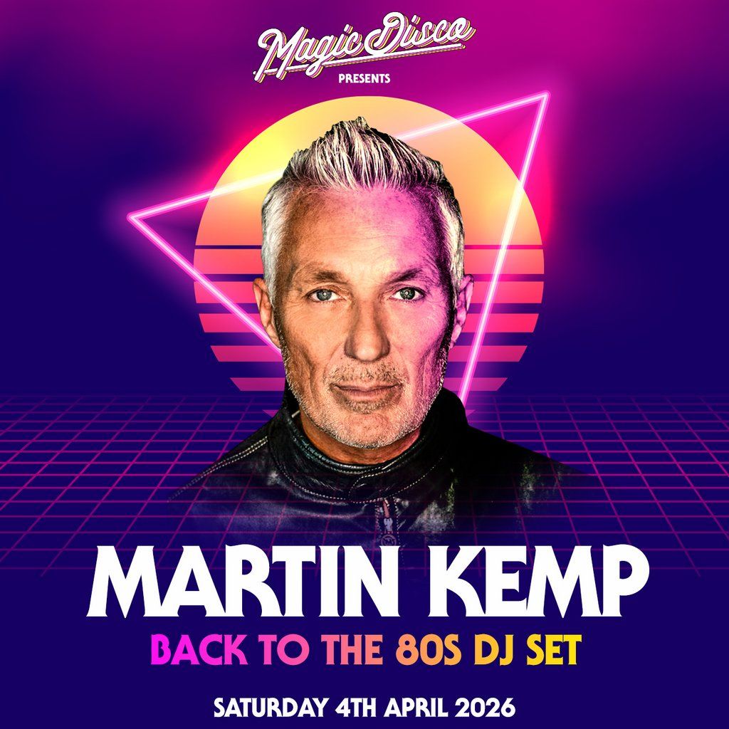 Martin Kemp Live DJ set - Back to the 80s - Glasgow, 4 April | Event in Glasgow | AllEvents