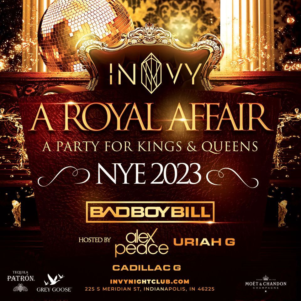 NYE 2023 W Bad Boy Bill INVY Nightclub INVY Indianapolis December NYE 2023 W Bad Boy Bill INVY Nightclub INVY Indianapolis December